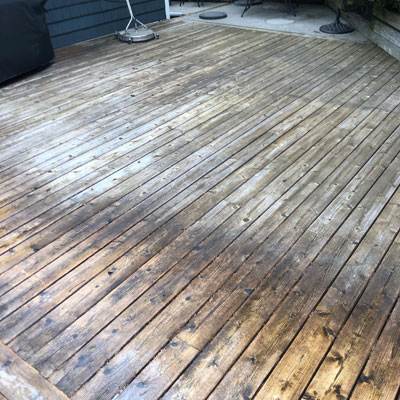 Pressure Washing before